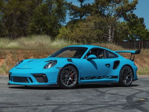 Blue Porsche 911 - EC-7RS in Anthracite