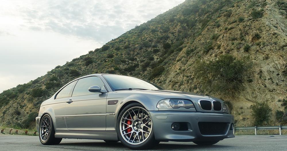 Beautiful Silver Gray BMW E46 M3 Gets Aftermarket Tuning Parts