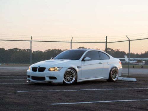 White BMW M3 - ML-10RT in Machined Lip Gloss Motorsport Gold