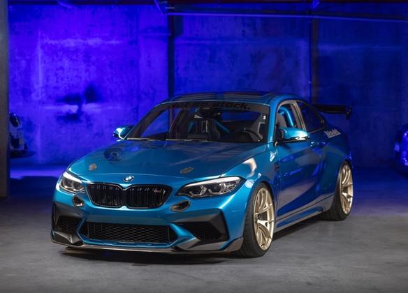 BMW F87 M2 with 19" VS-5RS in Motorsport Gold