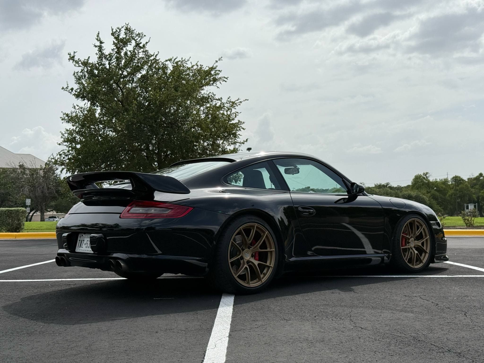 Black Porsche 911 997 Carrera S with 19" VS-5RS Apex wheels in Custom Finish