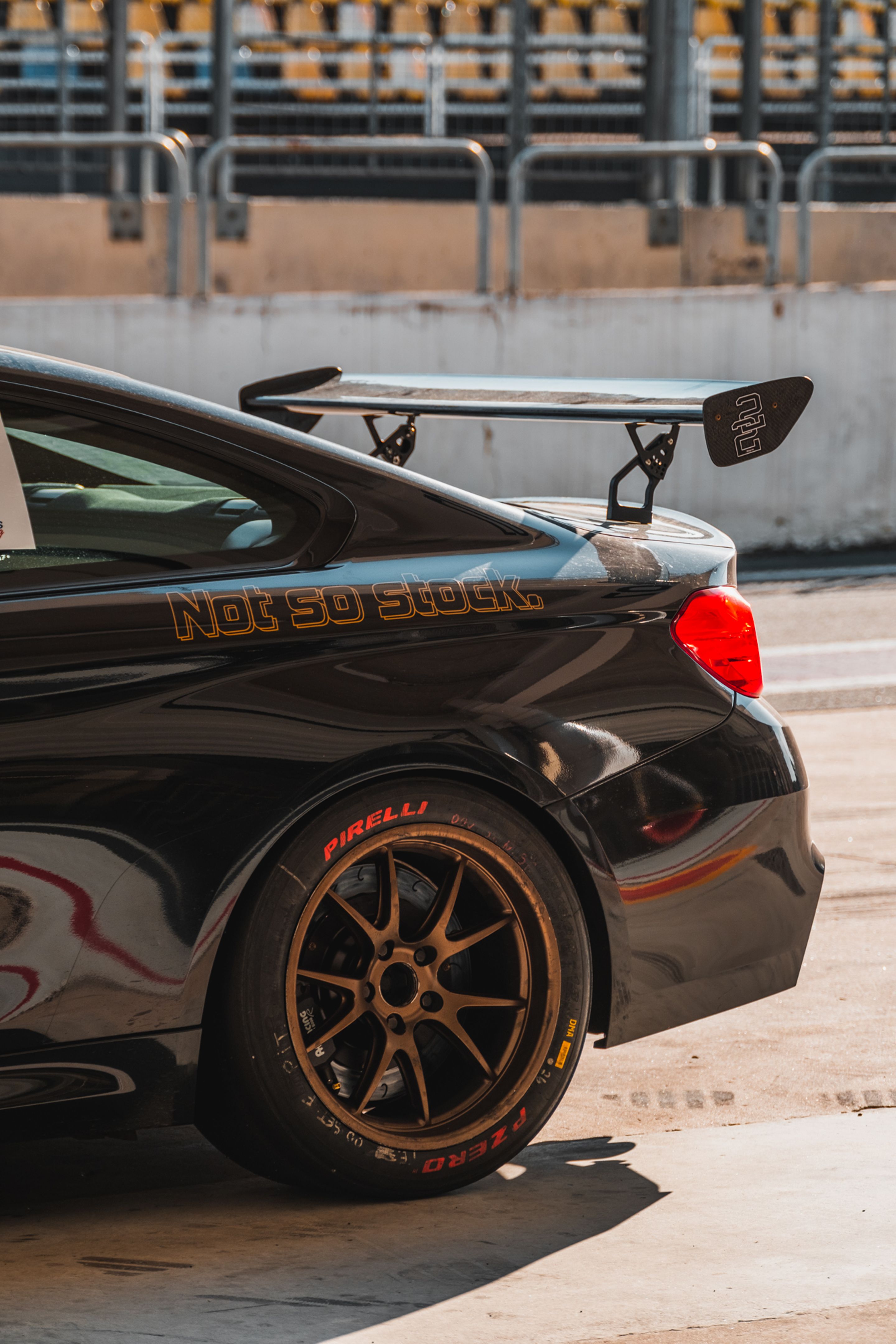 Black BMW F82 Coupe M4 with 18" FL-5 Apex wheels in Custom Finish