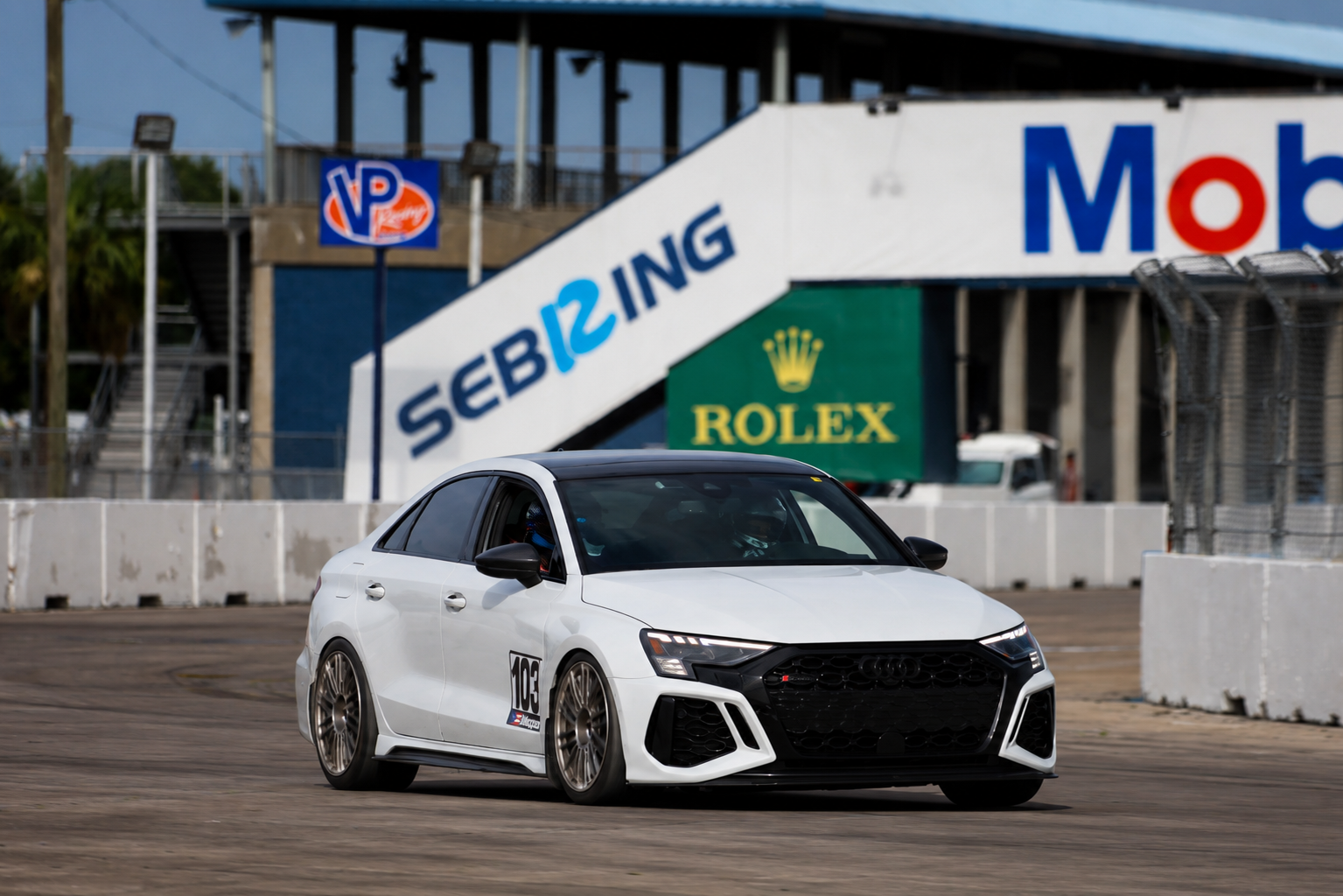 White Audi RS 3 - TC-10RT in Race Silver