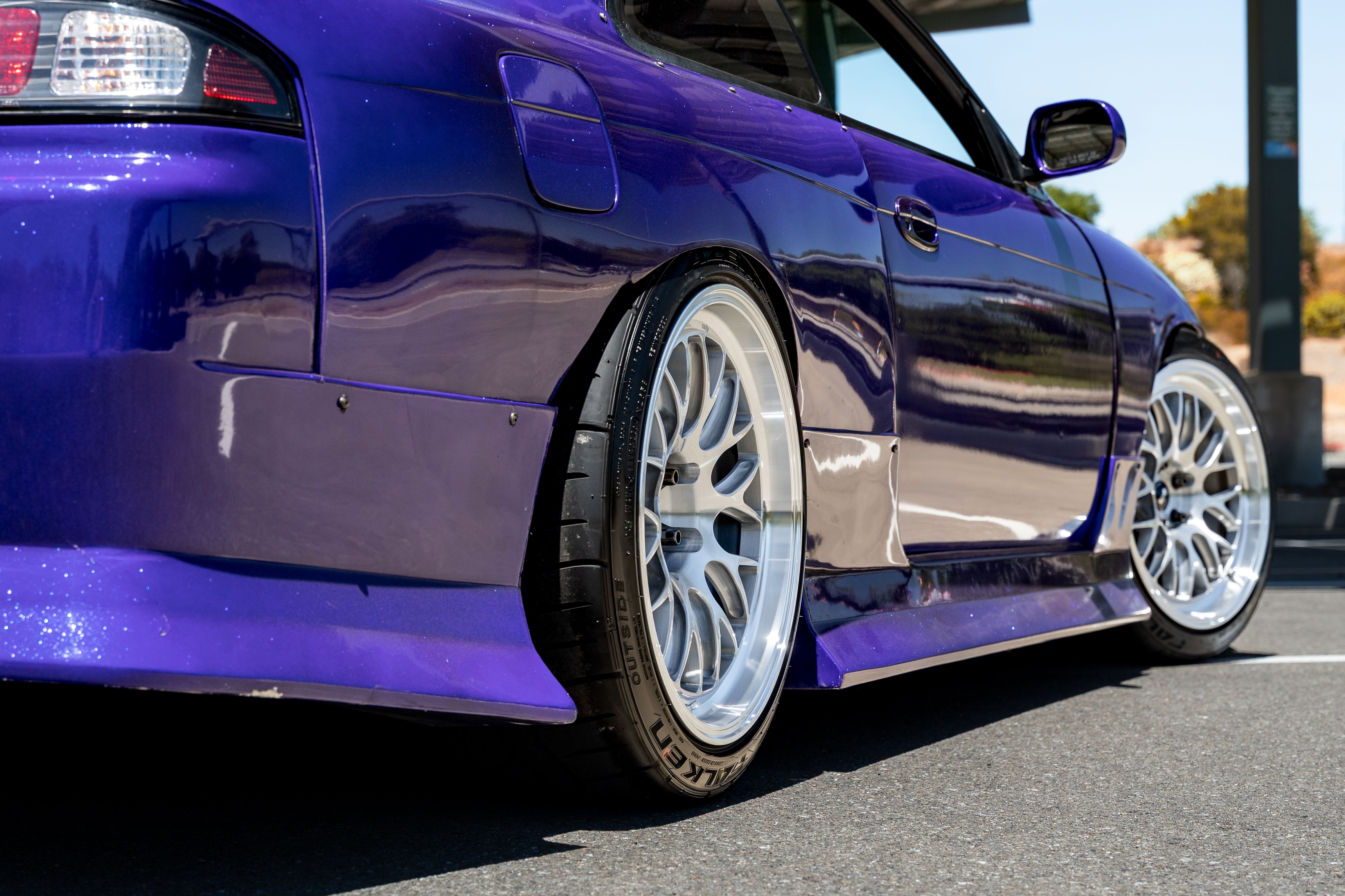 Nissan S14 240SX with 18
