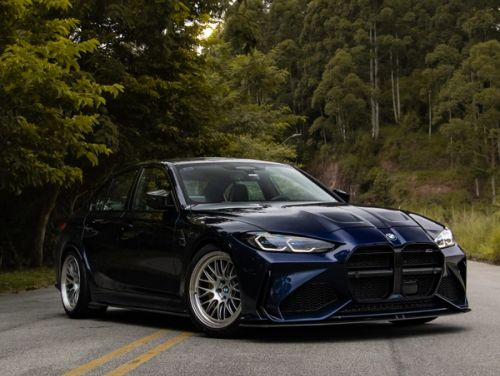 Blue BMW M3 - ML-10RT in Machined Lip Race Silver