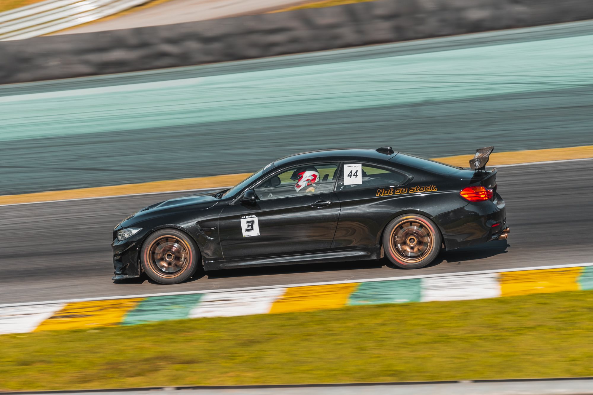 Black BMW F82 Coupe M4 with 18" FL-5 Apex wheels in Custom Finish