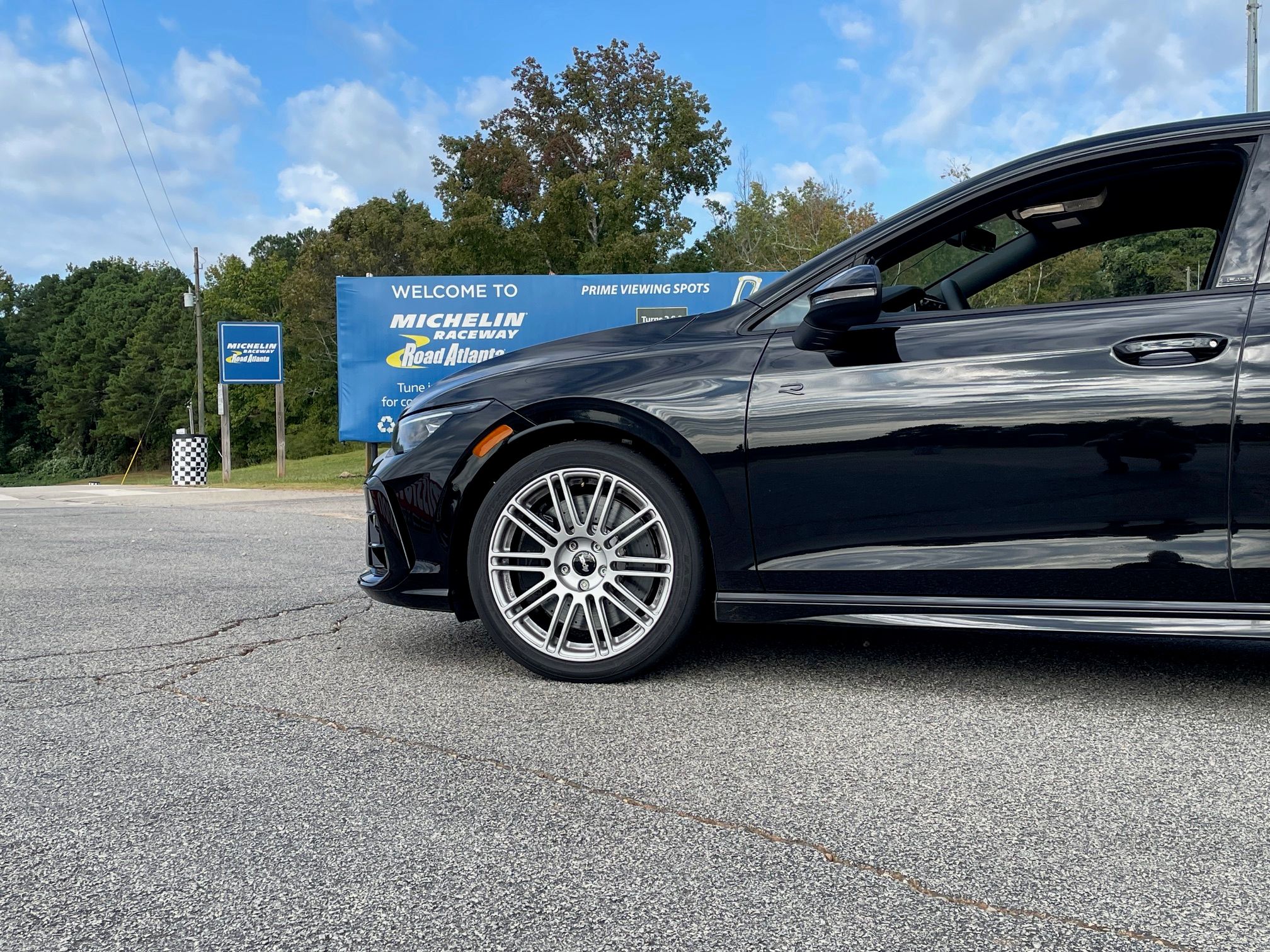 Black VW MK8 Golf R with 18" TC-10RT Apex wheels in Race Silver