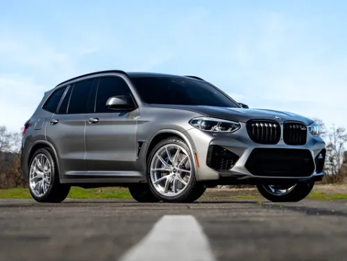 Silver BMW X3M - VS-5RX in Brushed Clear