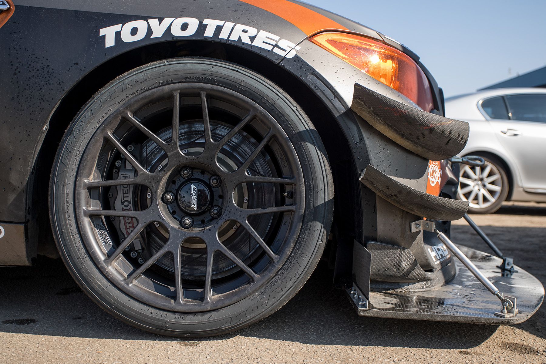 Multicolor BMW F87 M2 with 18" ARC-8R Apex wheels in Satin Black