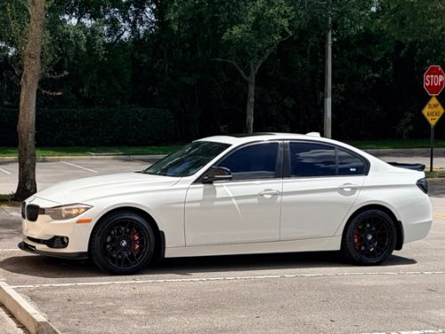 White BMW 3 Series - ARC-8 in Satin Black
