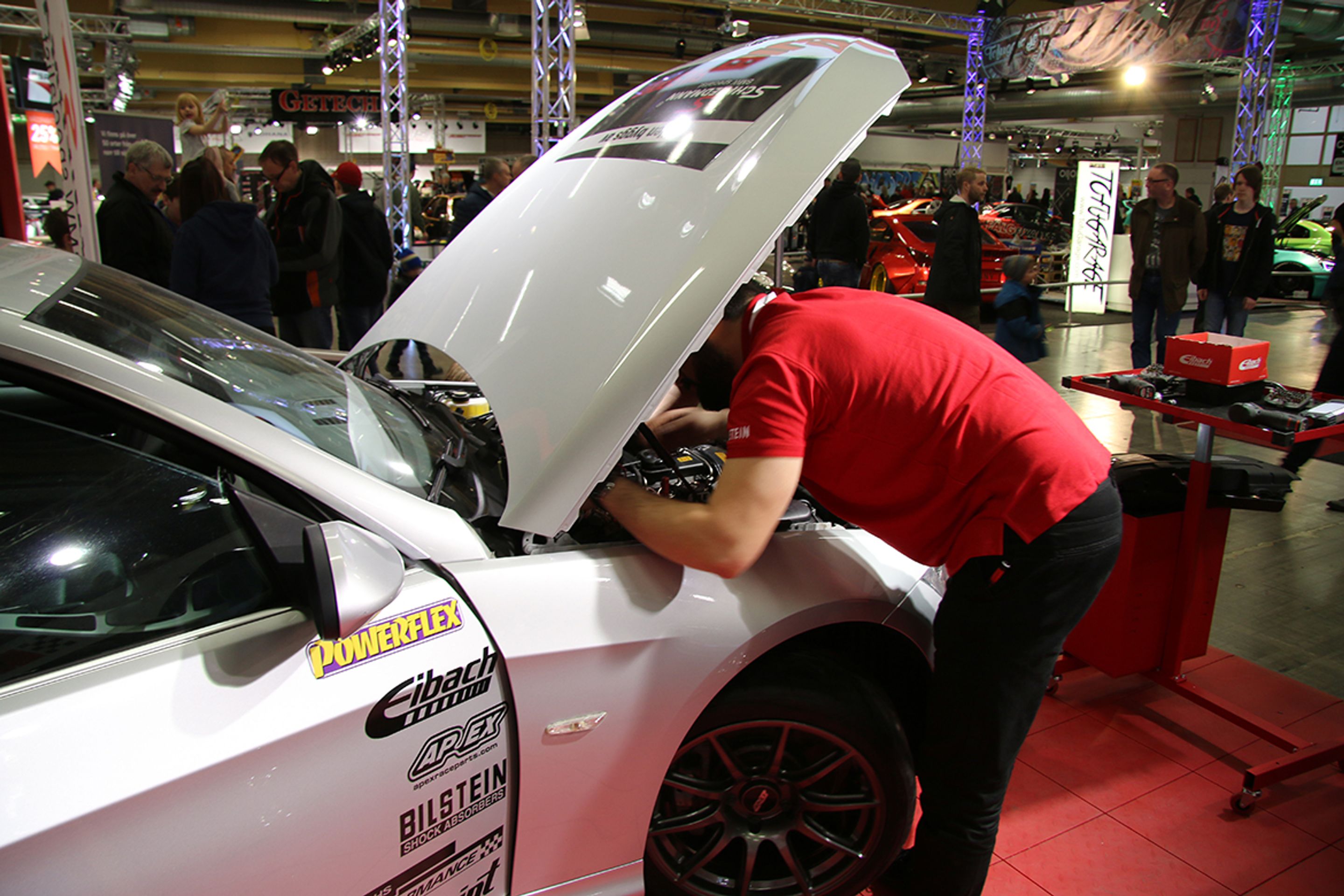 Grey BMW E92 Coupe 3 Series with 18" SM-10 Apex wheels in Anthracite