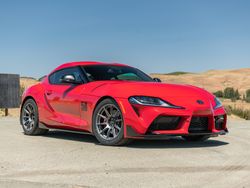 Red Toyota Supra - SM-10 in Anthracite