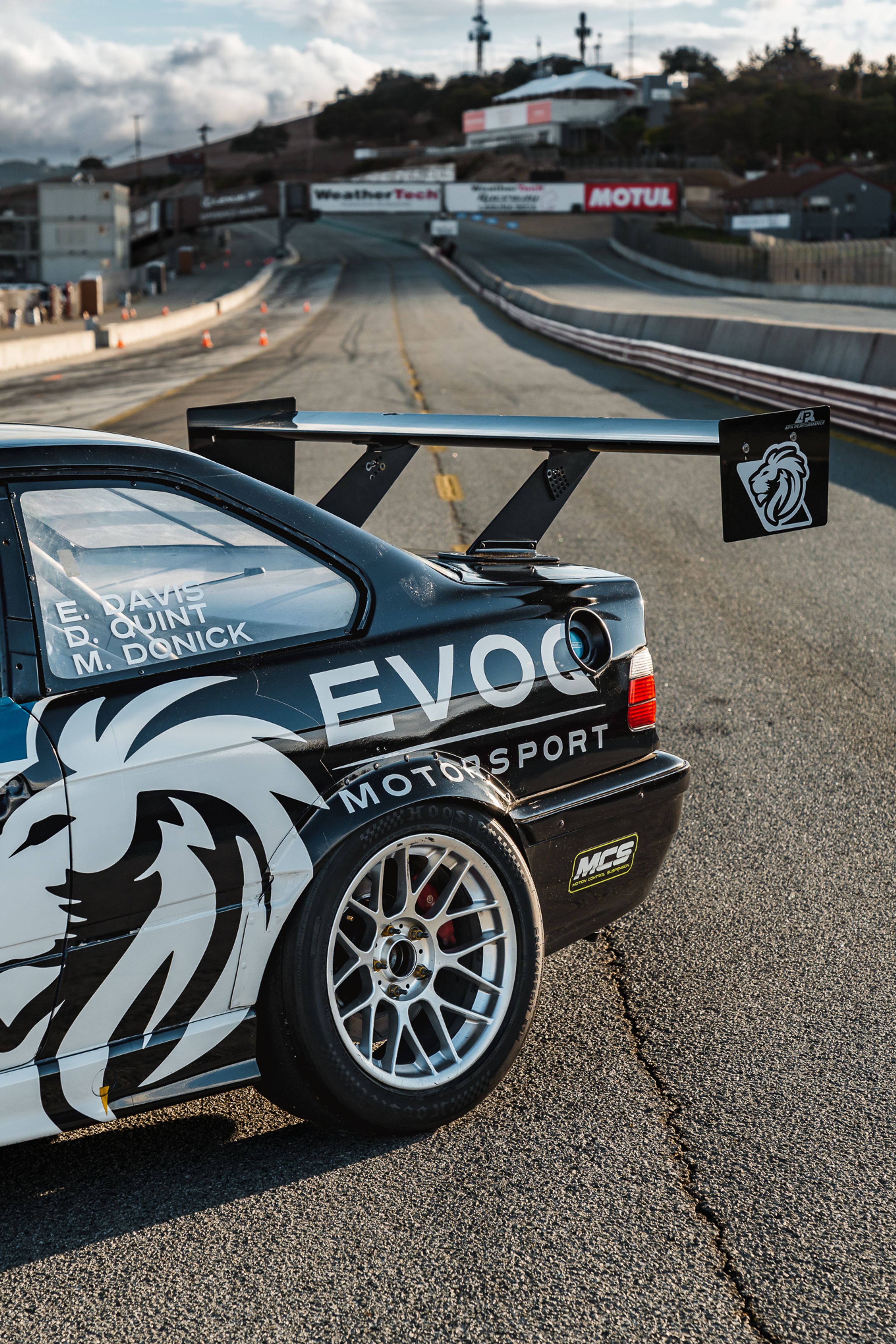 Multicolor BMW E36 3 Series with 17" ARC-8 Apex wheels in Hyper Silver