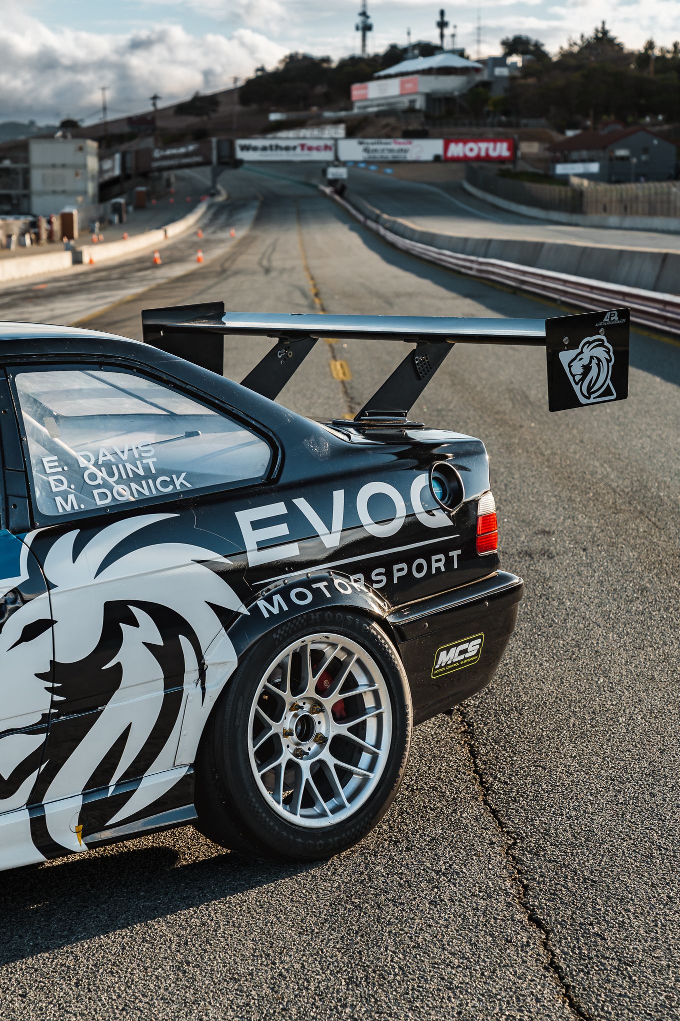 Multicolor BMW E36 3 Series with 17" ARC-8 Apex wheels in Hyper Silver