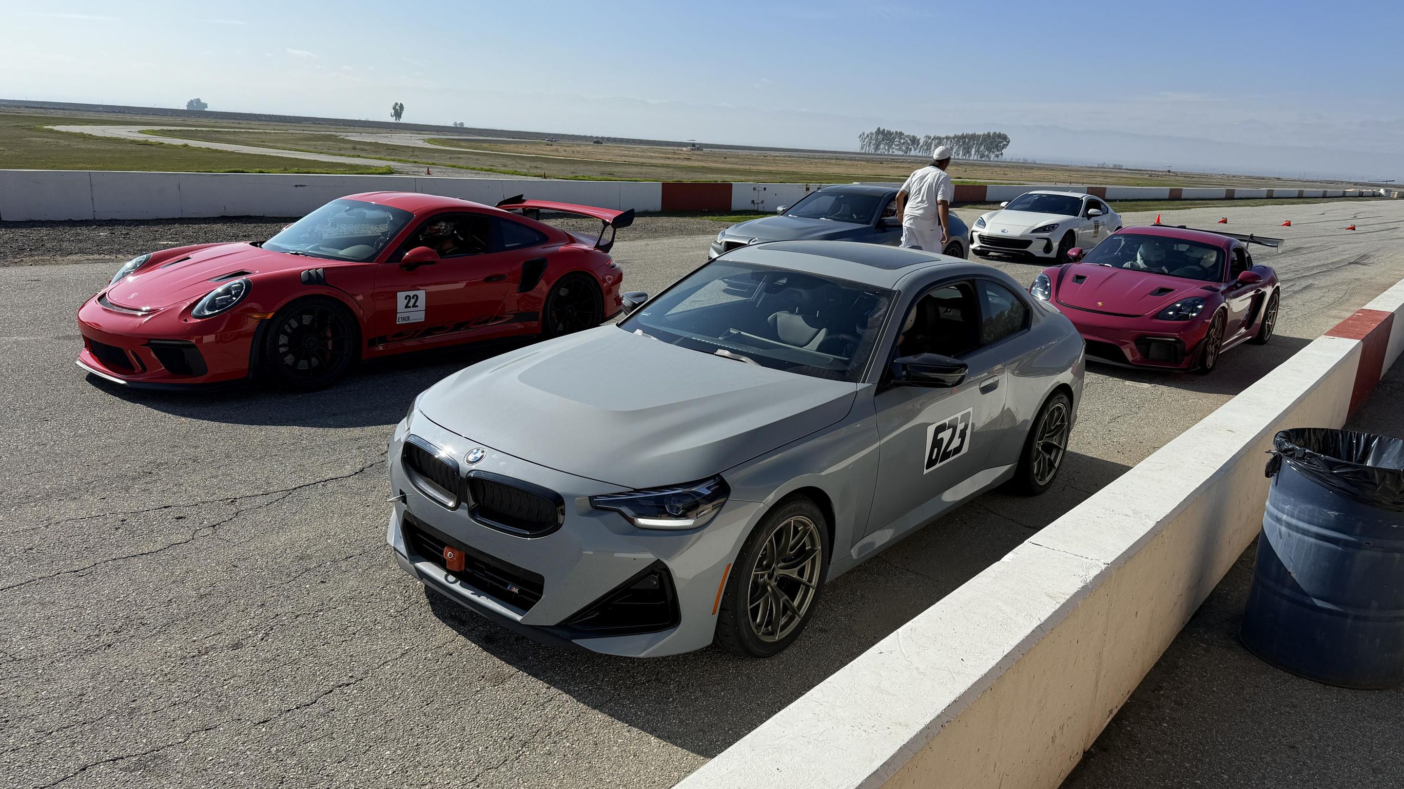 Grey BMW G42 2 Series with 18" VS-5RS Apex wheels in Anthracite
