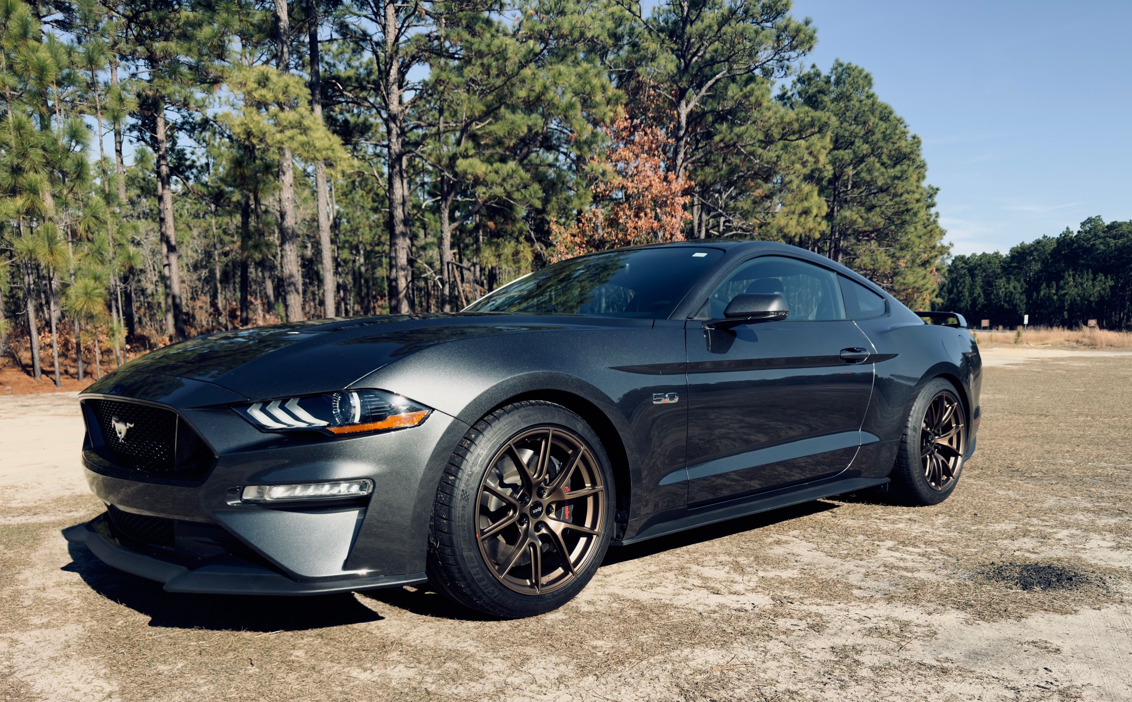 Green Ford Mustang - VS-5 in Satin Bronze