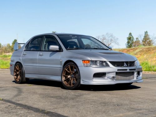Silver Mitsubishi Lancer Evolution - VS-5 in Satin Bronze