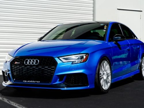 Blue Audi RS 3 - TC-10RT in Race Silver