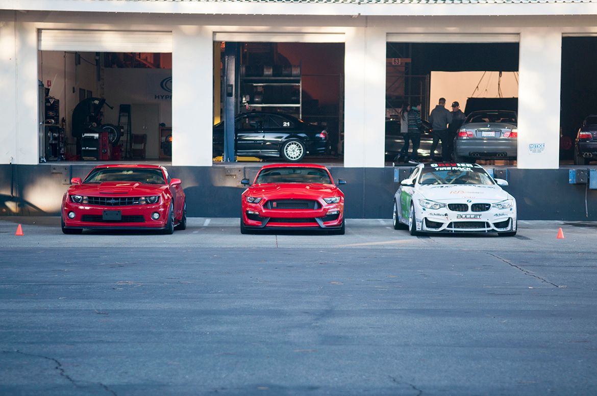 Black Chevrolet 6th Gen Camaro SS with 19" ARC-8 Apex wheels in Satin Black