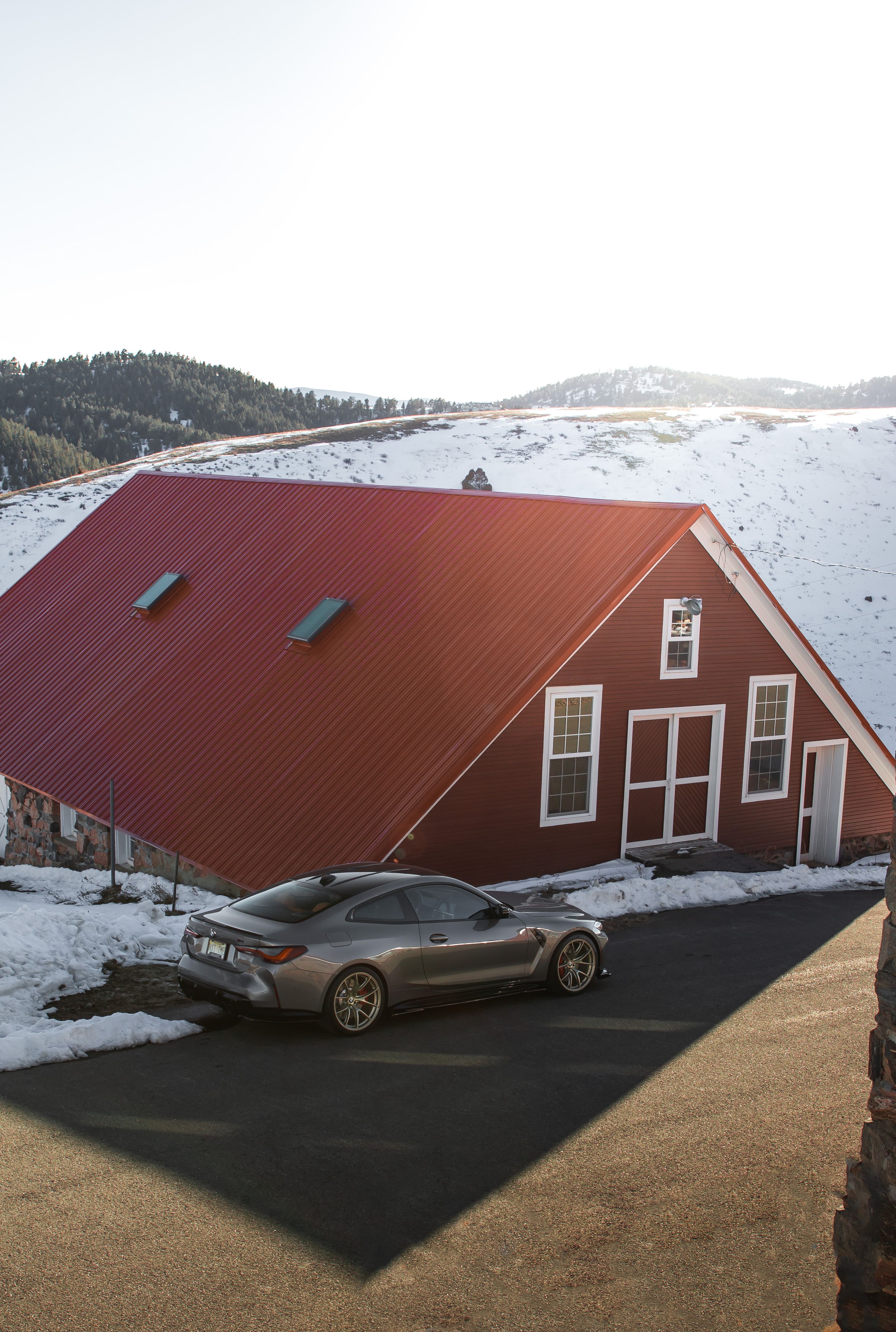 Grey BMW G82 Coupe M4 with 20" VS-5RS Apex wheels in Motorsport Gold