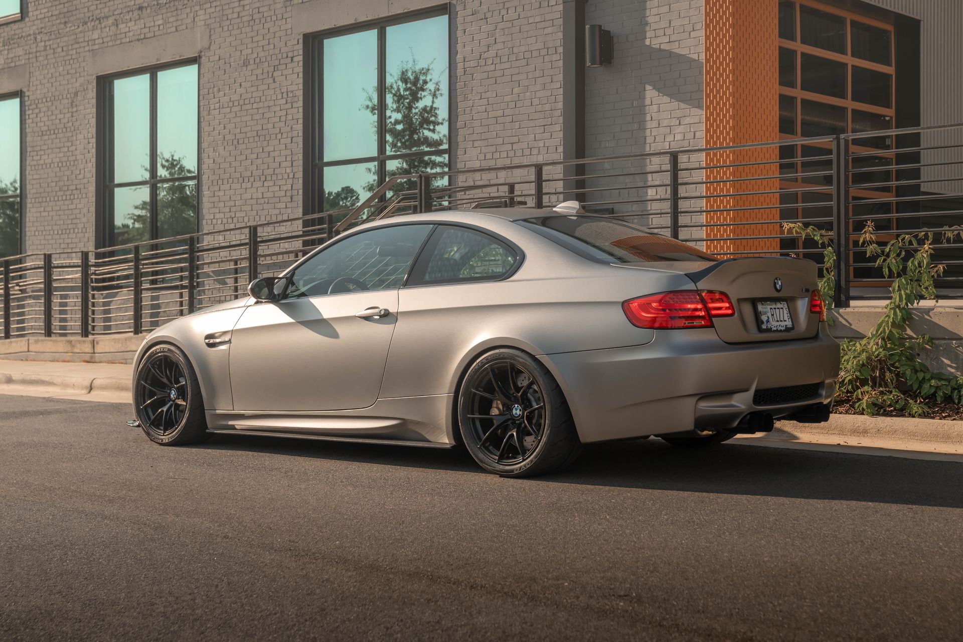 BMW E92 Coupe M3 with 18" VS-5RS in Satin Black