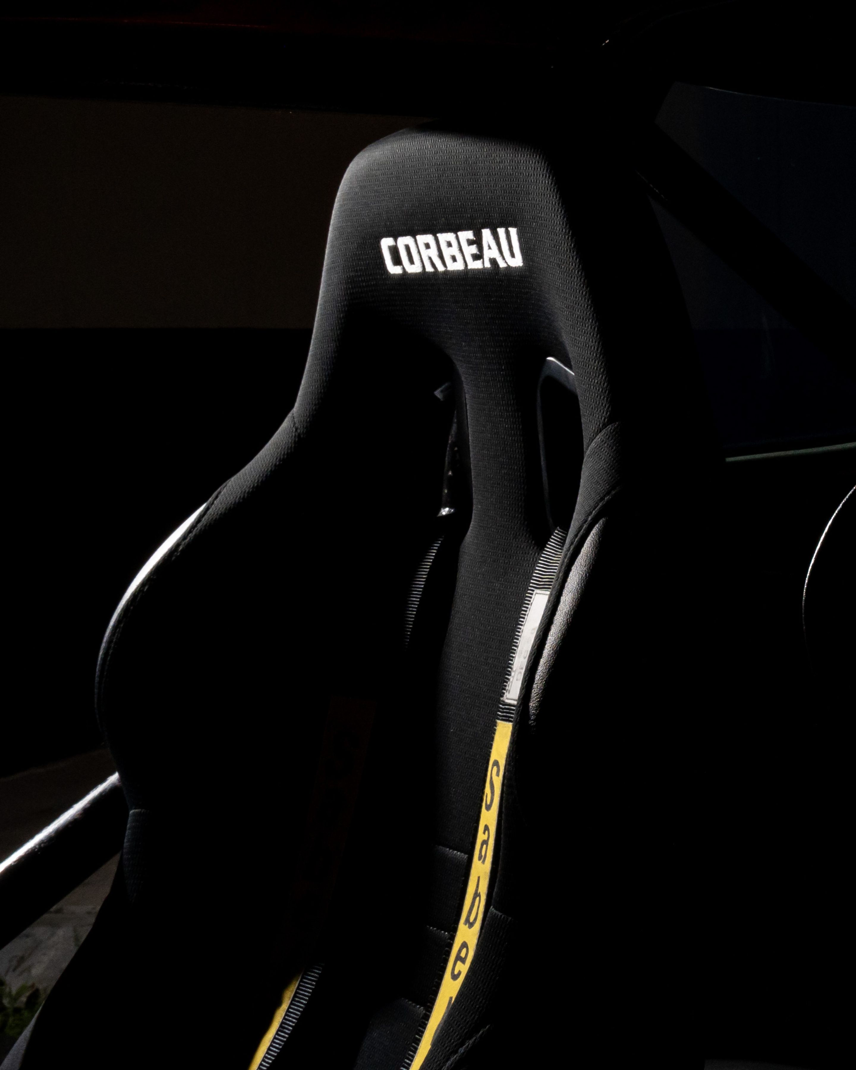 Red BMW E36 3 Series with 17" ARC-8 Apex wheels in Hyper Black