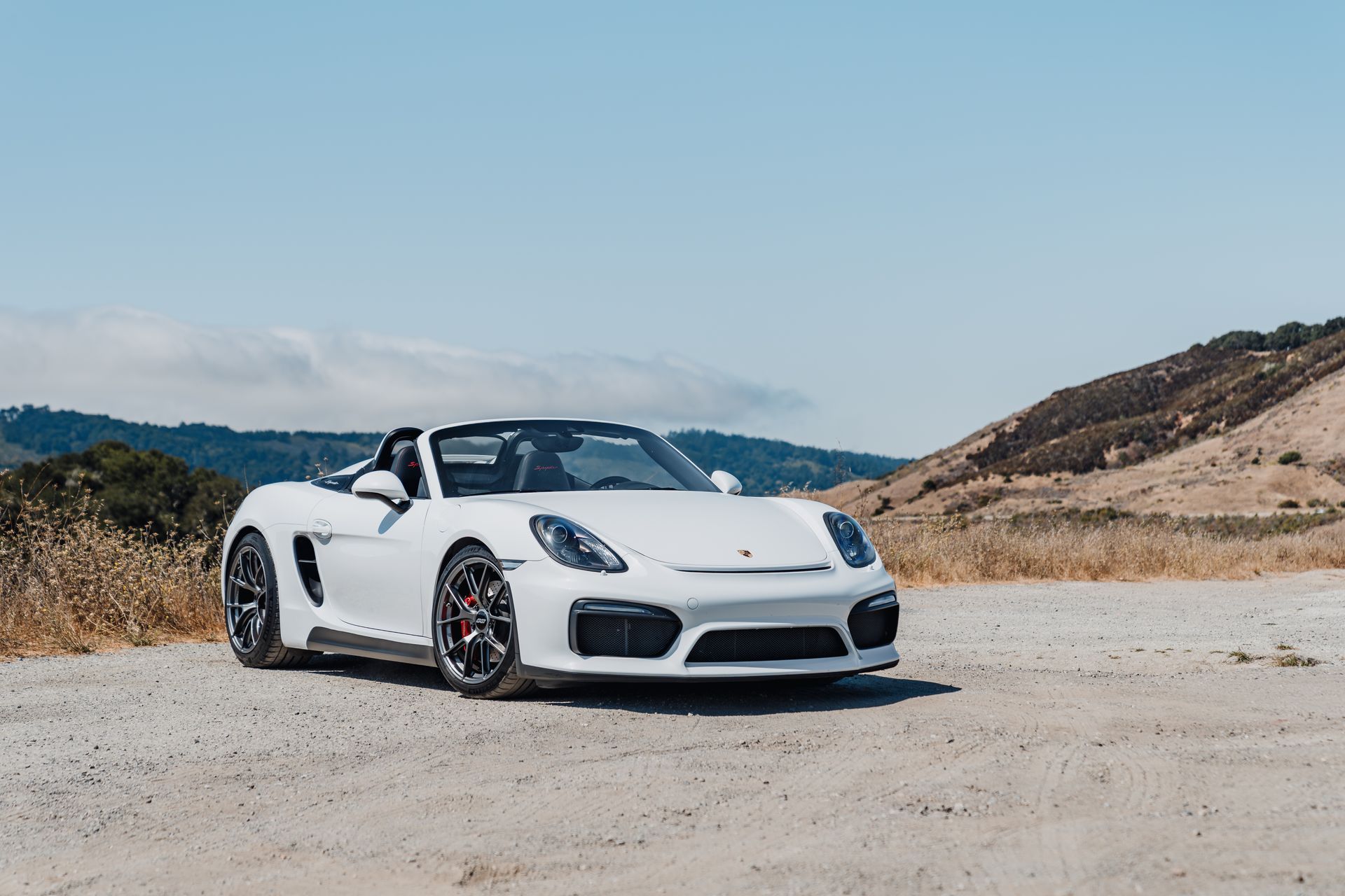 Posche 981 Rear Porsche 981 Spyder with 19