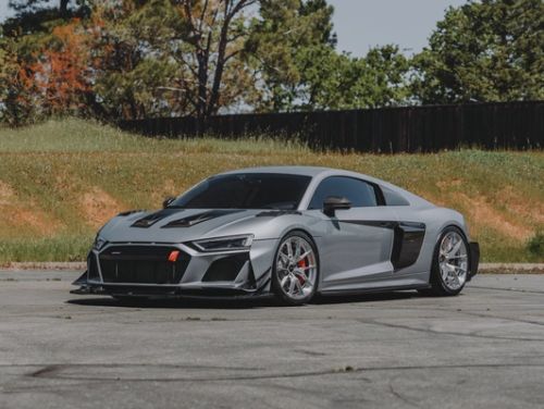Silver Audi R8 - VS-5RS in Brushed Clear
