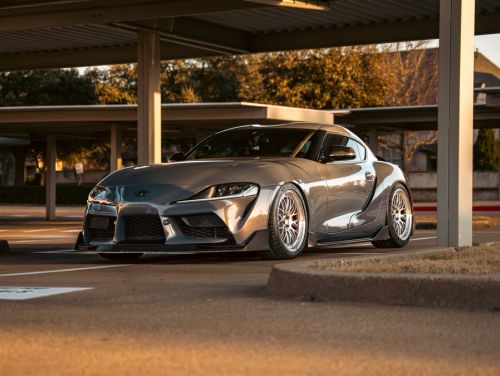 Grey Toyota Supra - ML-10RT in Machined Lip Race Silver