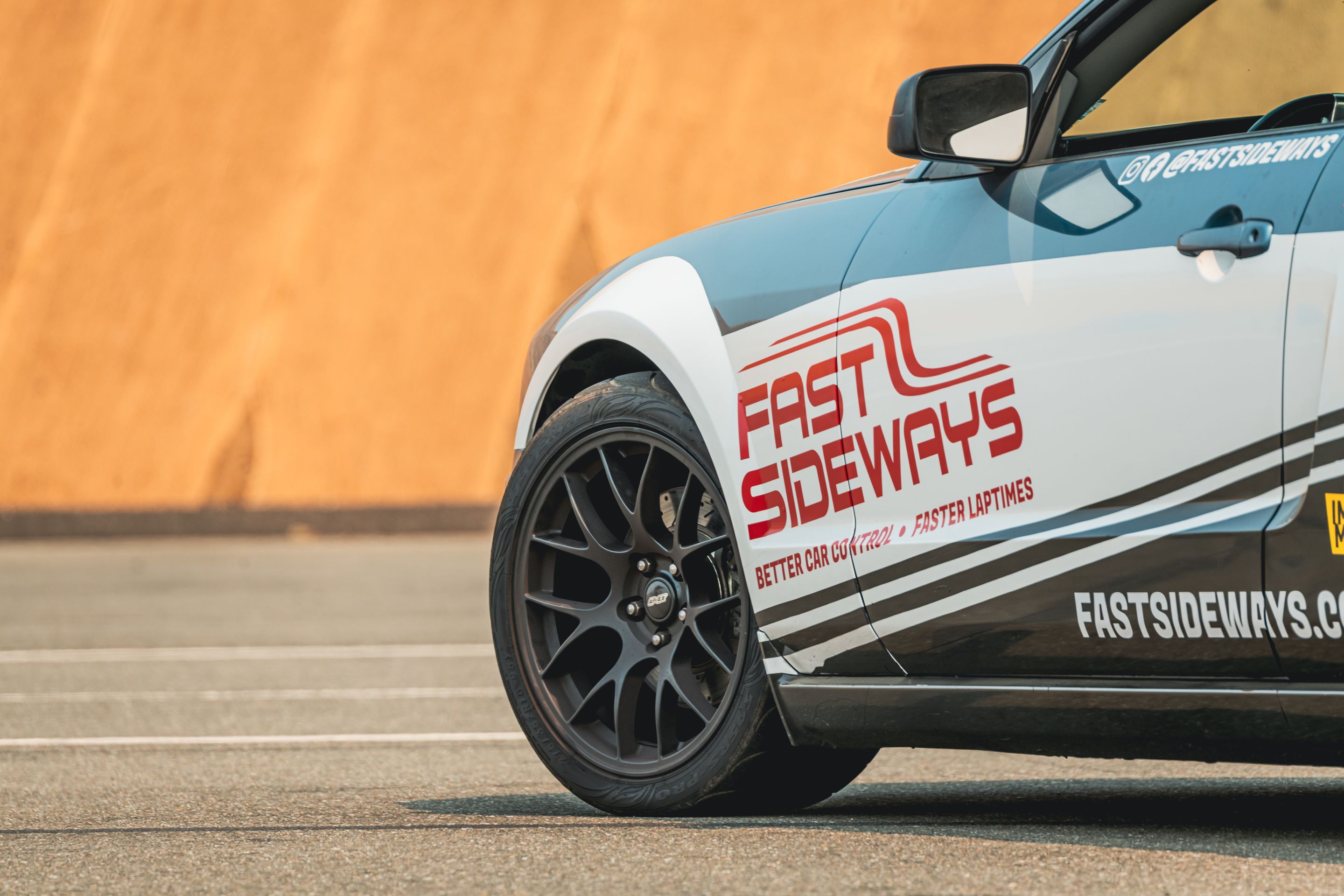 Multicolor Ford S197 Mustang GT with 18" EC-7 Apex wheels in Satin Black