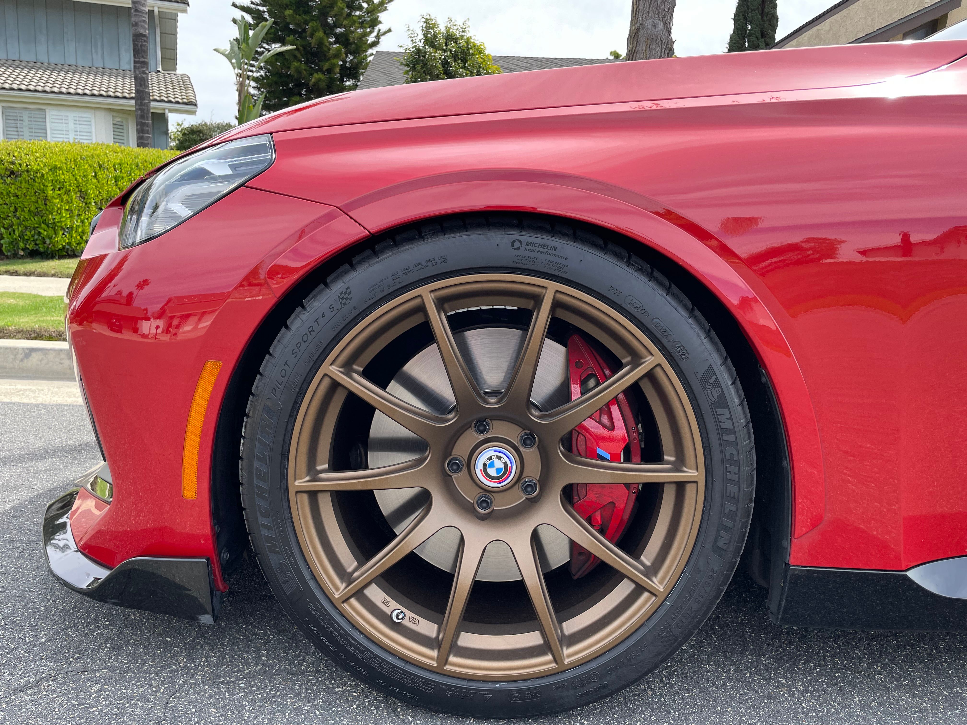 BMW G42 2 Series with 19" SM10 Wheels in Satin Bronze