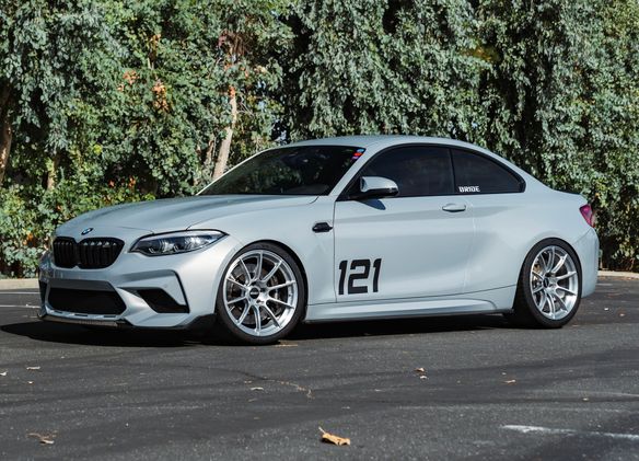 BMW F87 M2 with 19" SM-10RS in Brushed Clear