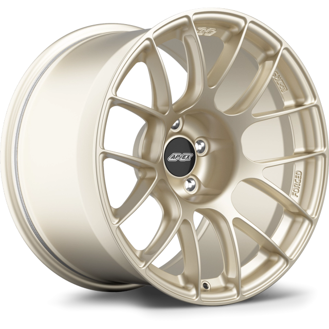 Apex Wheels 18" EC-7RS in Motorsport Gold with Gloss Black center cap
