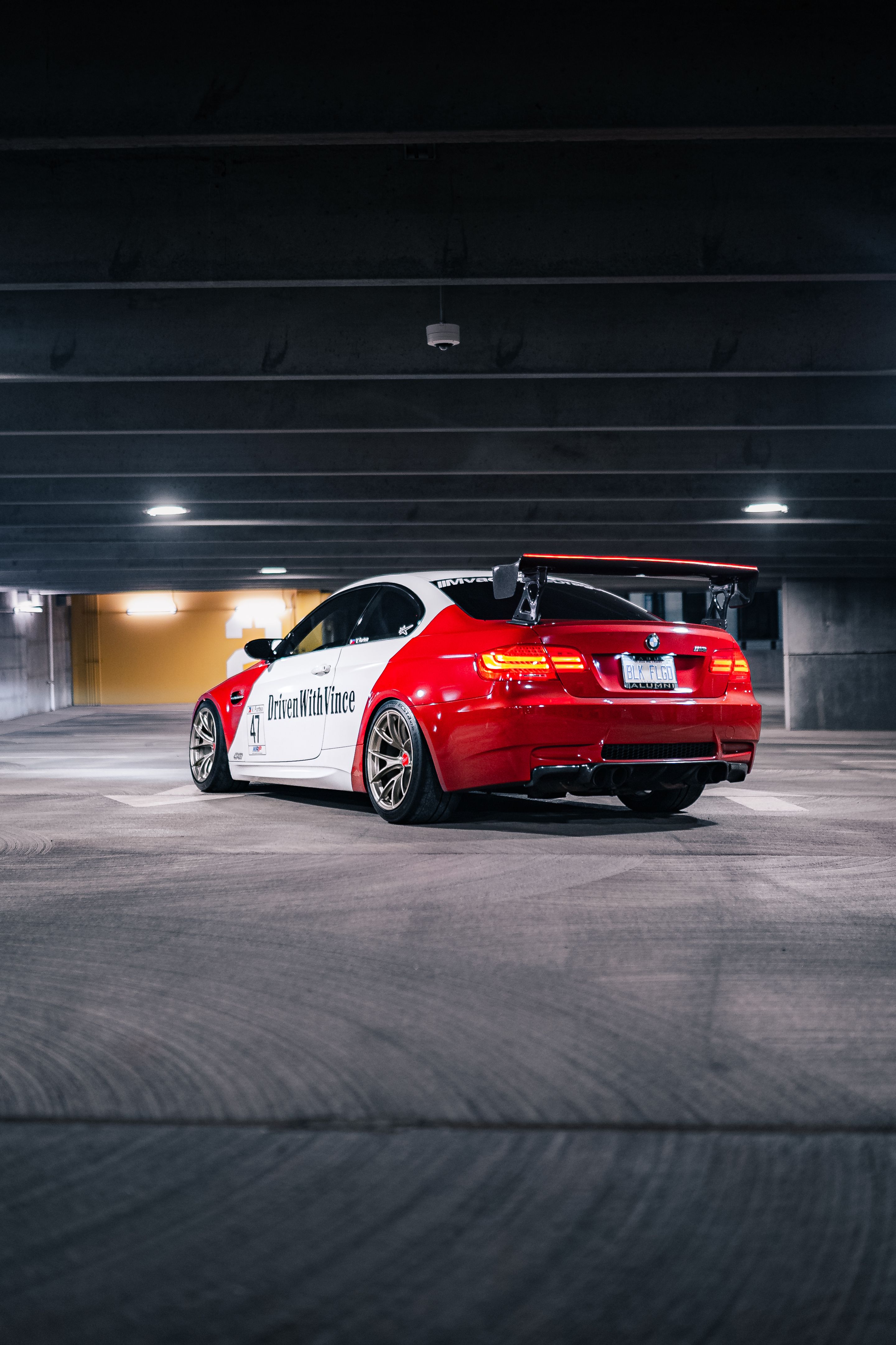 Multicolor BMW E92 Coupe M3 with 18" VS-5RS Apex wheels in Motorsport Gold