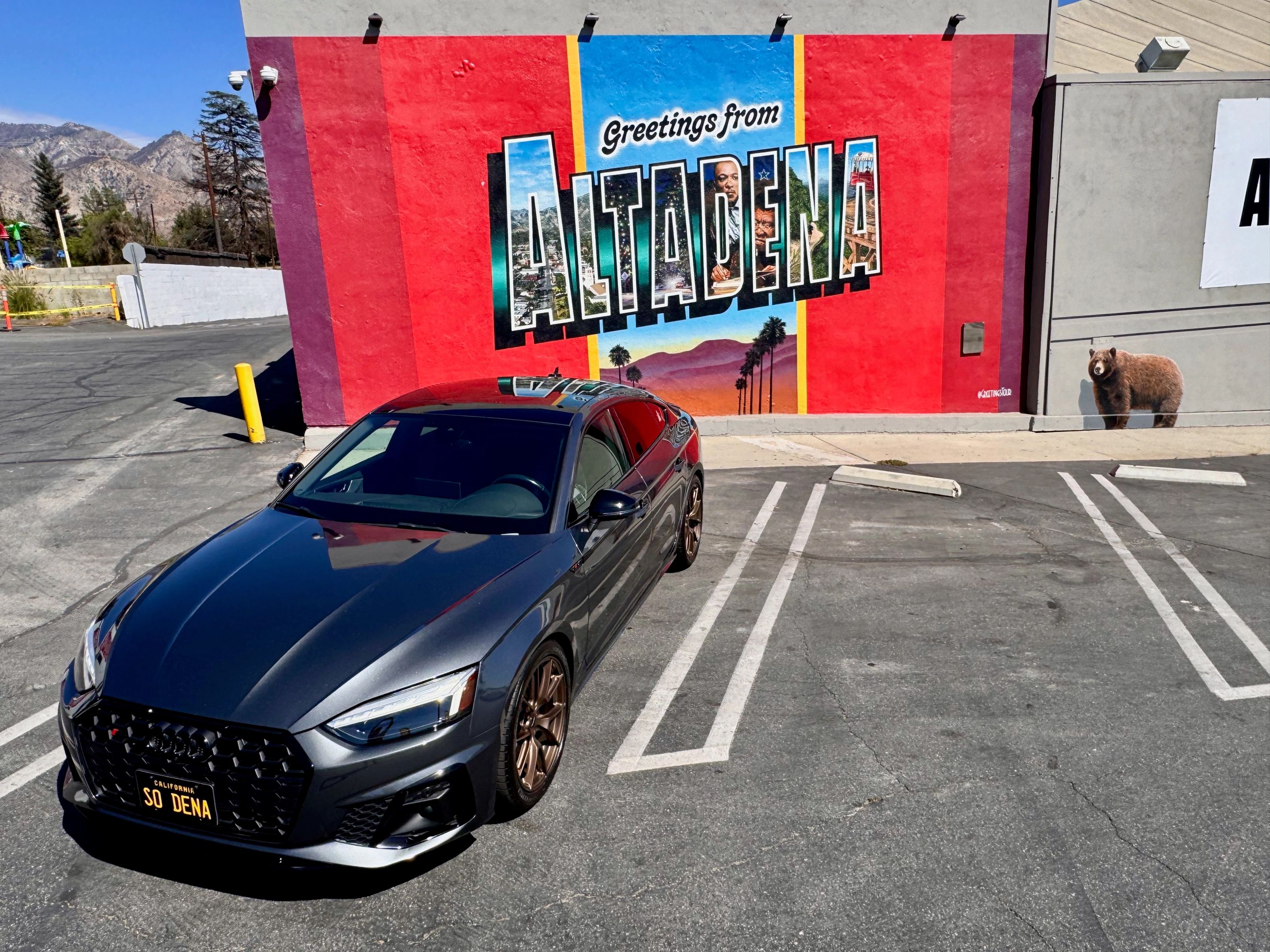 Grey Audi B9 S5 with 19" VS-5 Apex wheels in Satin Bronze