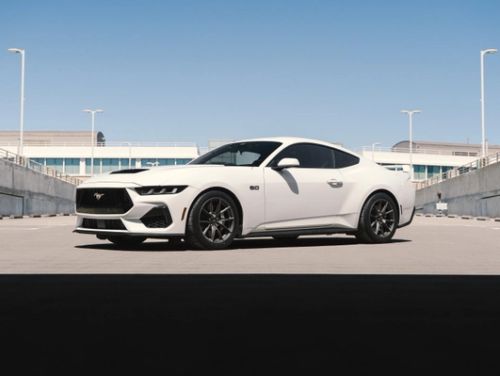 White Ford Mustang - VS-5 in Anthracite