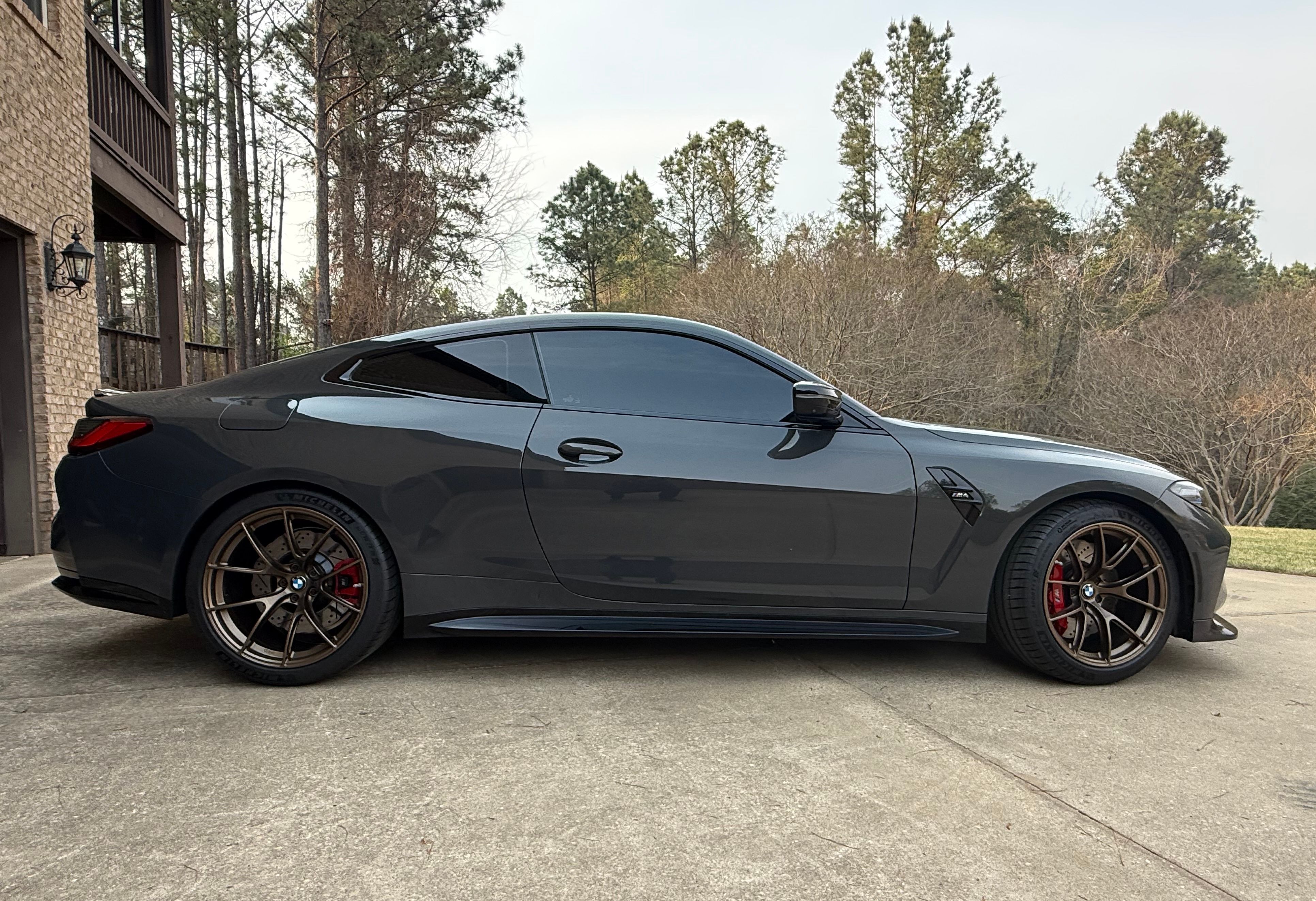 Grey BMW M4 - VS-5RS in Satin Bronze