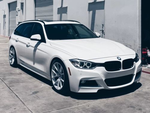 White BMW 3 Series - VS-5 in Race Silver