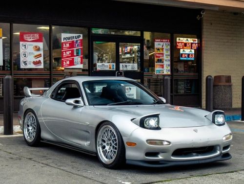 Silver Mazda RX-7 - ML-10RT in Machined Lip Race Silver