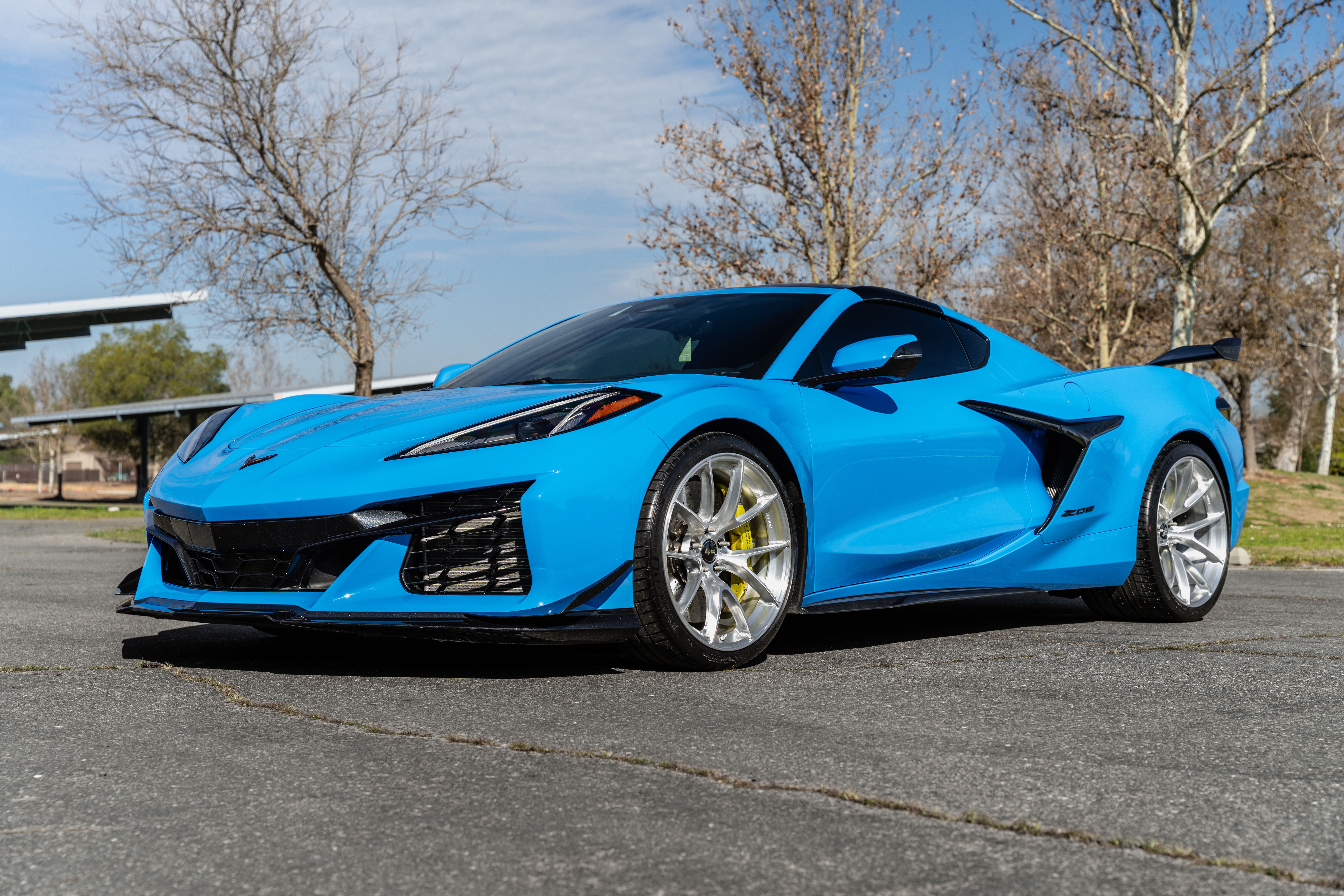Blue Chevrolet Corvette - VS-5RS in Brushed Clear