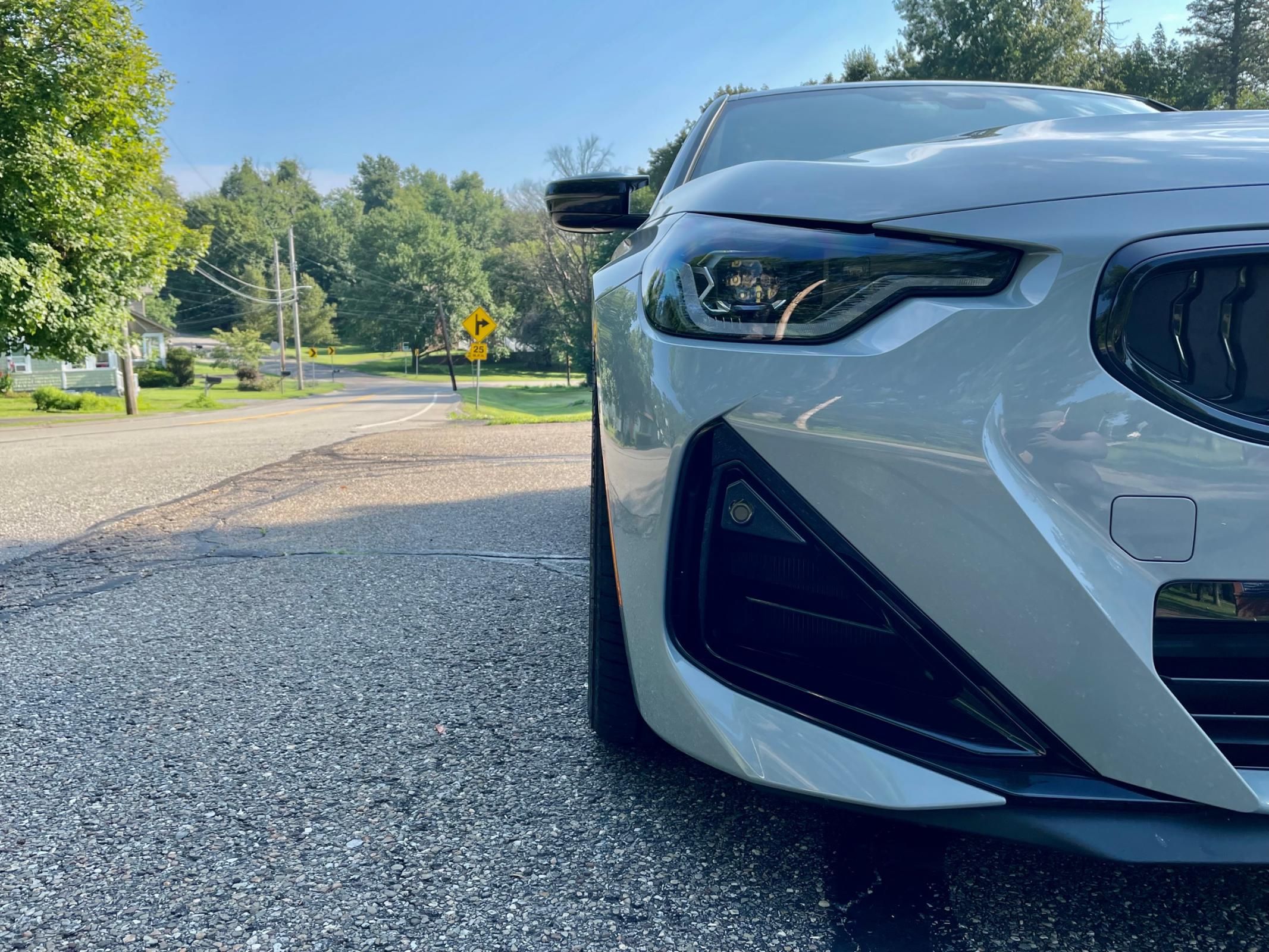Grey BMW G42 2 Series with 19" VS-5RS Apex wheels in Satin Bronze