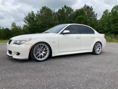 White BMW 5 Series - EC-7 in Race Silver