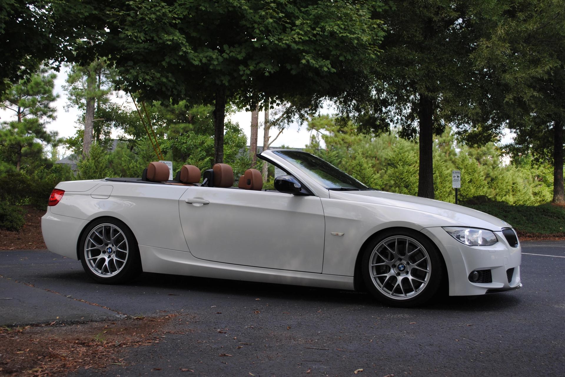 BMW E93 Convertible 3 Series with 18 EC-7 in Race Silver on BMW