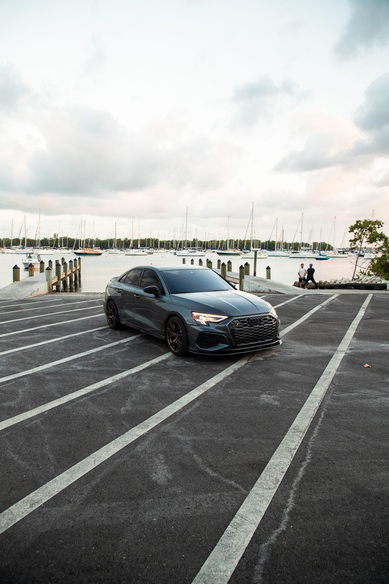 Grey Audi S3 - VS-5RS in Satin Bronze