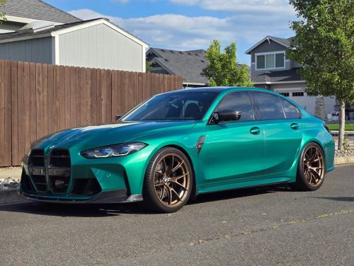 Green BMW M3 - VS-5RS in Satin Bronze