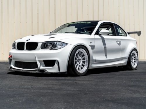 White BMW 1M - SL-12RT in Machined Lip Race Silver