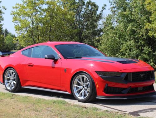 Red Ford Mustang - VS-5RS in Brushed Clear