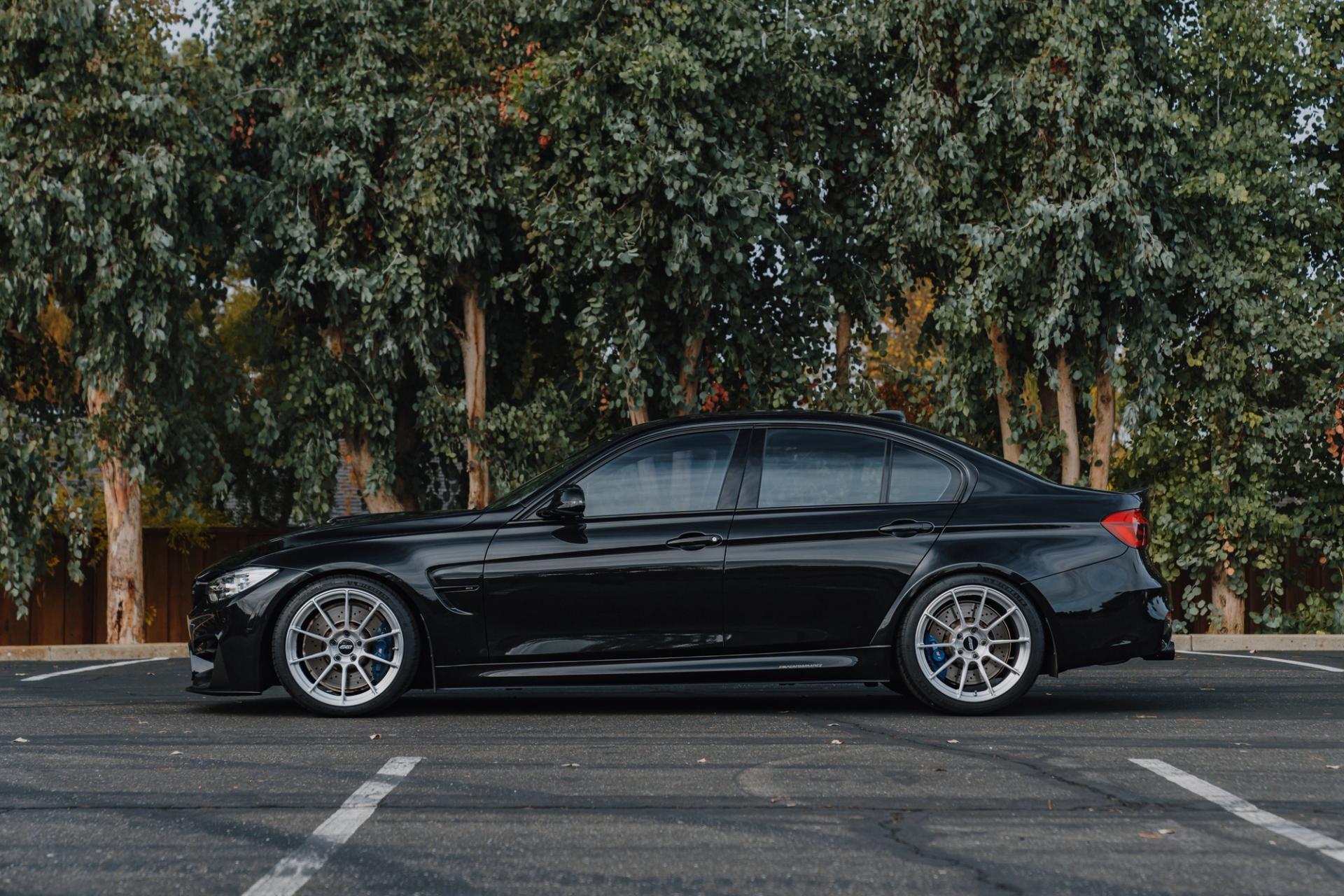 BMW F80 M3 with 19" SM-10RS in Brushed Clear