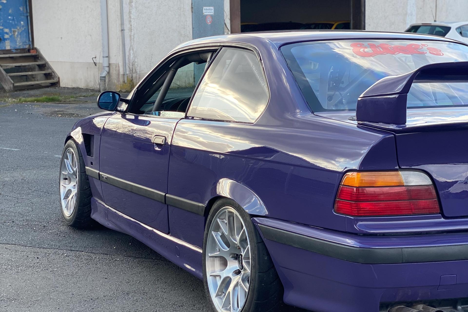 BMW E36 M3 with 17 EC-7R in Brushed Clear on BMW E36 - Apex Album