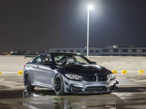Grey BMW M4 - ARC-8 in Satin Black